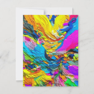 Cartes Pour Fêtes Annuelles Automne - Acryliques Et Papier Lourds