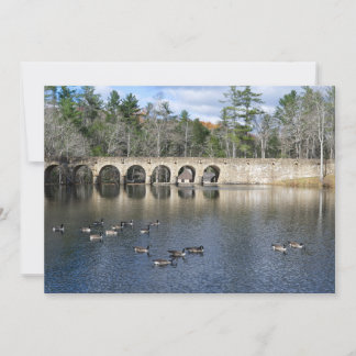 Cartes Pour Fêtes Annuelles Automne sur le lac Byrd