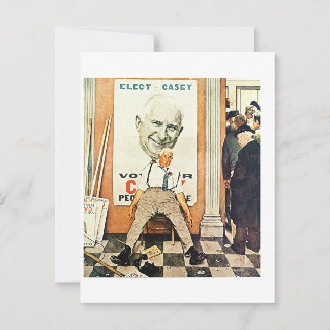 Cartes Pour Fêtes Annuelles Avant Et Après 1958 Norman Rockwell (Devant)