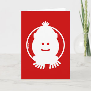 Cartes Pour Fêtes Annuelles Avatar de bonhomme de neige de Noël
