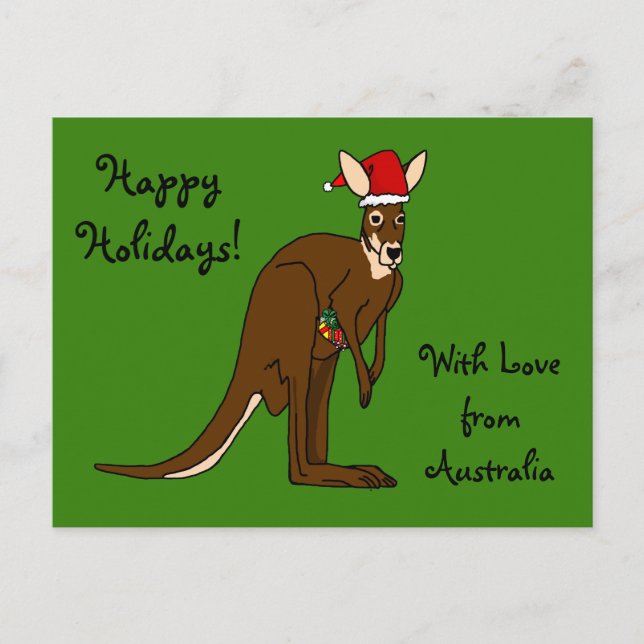 Cartes Pour Fêtes Annuelles Avec amour d'Australie (Devant)