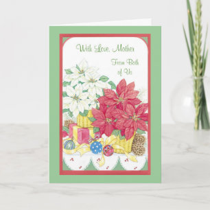 Cartes Pour Fêtes Annuelles Avec amour, mère de tous les deux nous