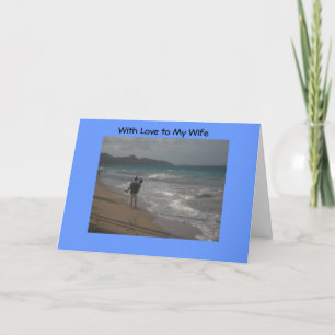 Cartes Pour Fêtes Annuelles Avec amour pour ma femme