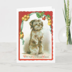 Cartes Pour Fêtes Annuelles Avec les meilleurs souhaits de Noël