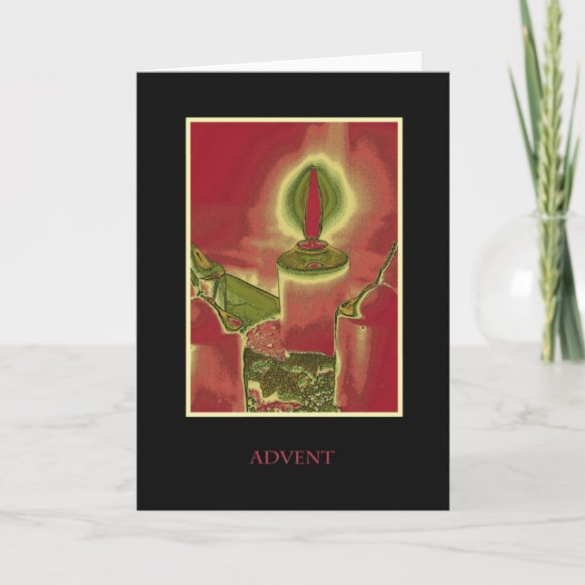 Cartes Pour Fêtes Annuelles Avent (Devant)