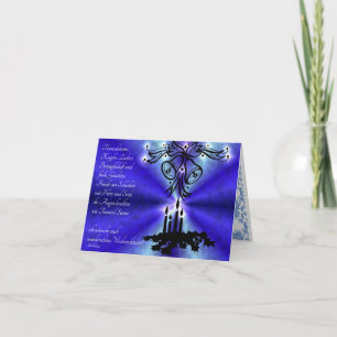Cartes Pour Fêtes Annuelles Avent, Noël, poème sur l'allemand