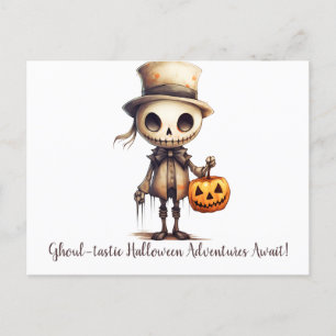 Cartes Pour Fêtes Annuelles Aventures d'Halloween Ghoul-tastic Await Halloween