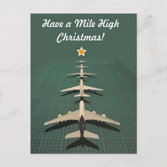 Cartes Pour Fêtes Annuelles Avgeek Mile (Devant)