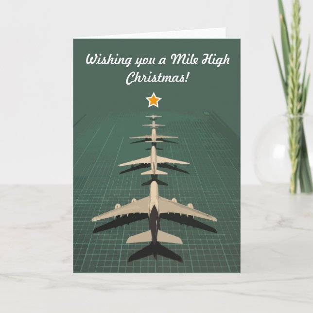 Cartes Pour Fêtes Annuelles Avgeek Mile (Devant)