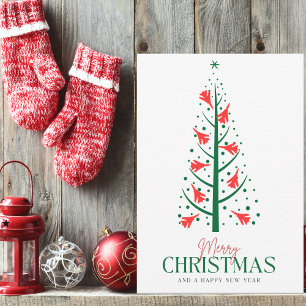 Cartes Pour Fêtes Annuelles Avion de chasse à réaction Noël, Photo minimaliste