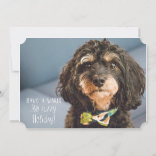 Cartes Pour Fêtes Annuelles Ayez des vacances chaudes et brouillées