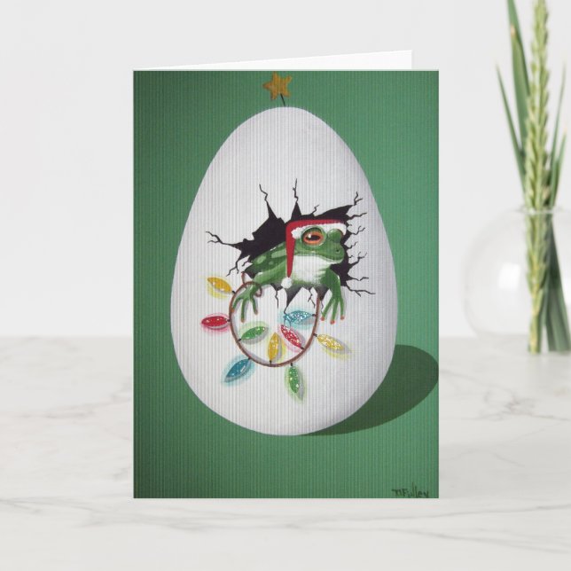 Cartes Pour Fêtes Annuelles ayez Noël de houblon de houblon (Devant)