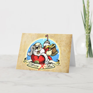 Cartes Pour Fêtes Annuelles Ayez Noël de jolly roger !