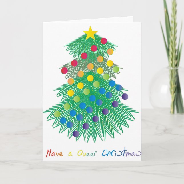 Cartes Pour Fêtes Annuelles Ayez Noël étrange (Devant)