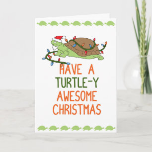 Cartes Pour Fêtes Annuelles Ayez Noël impressionnant de Tortue-y