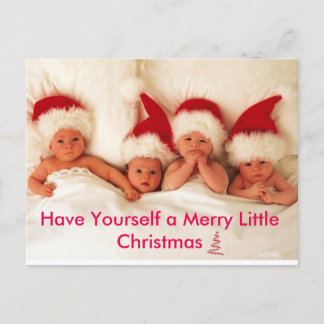 Cartes Pour Fêtes Annuelles Ayez un joyeux petit Noël