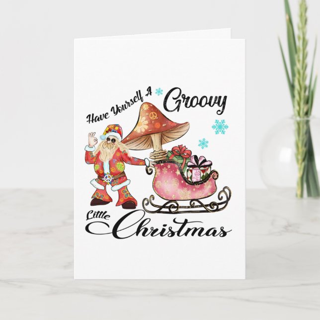 Cartes Pour Fêtes Annuelles Ayez Un Petit Noël Super (Devant)