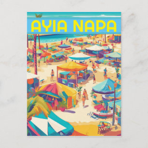 Cartes Pour Fêtes Annuelles Ayia Napa  station balnéaire chypriote 