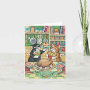 Cartes Pour Fêtes Annuelles B & T #23 Thanksgiving Note