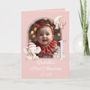 Cartes Pour Fêtes Annuelles ~Baby Girls First Christmas photo