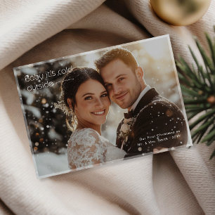 Cartes Pour Fêtes Annuelles Baby It’s Cold Outside New-Lyly First Christmas