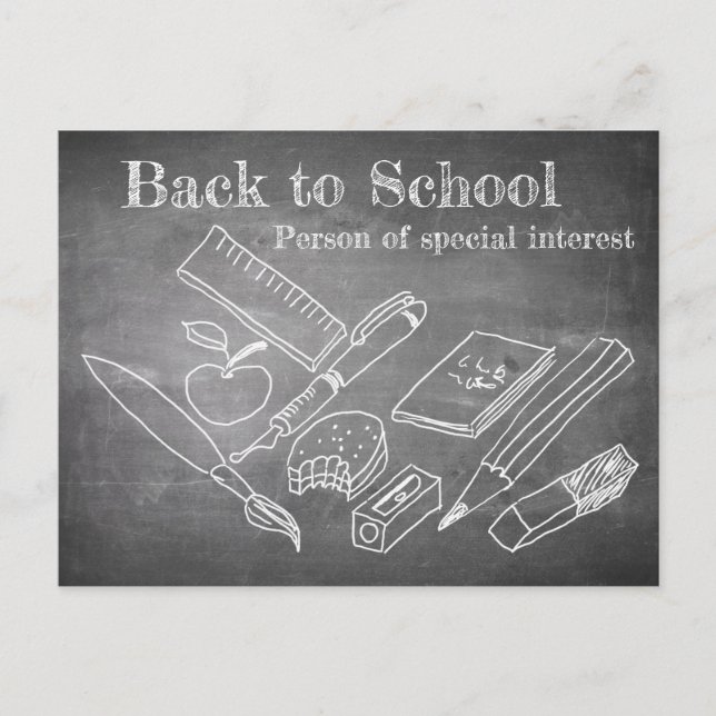 Cartes Pour Fêtes Annuelles Back to school (Devant)