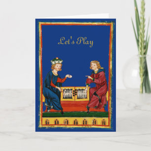 Cartes Pour Fêtes Annuelles Backgammon : Personnalisable 