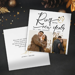 Cartes Pour Fêtes Annuelles Bague minime dans Noël Fiançailles du Nouvel An