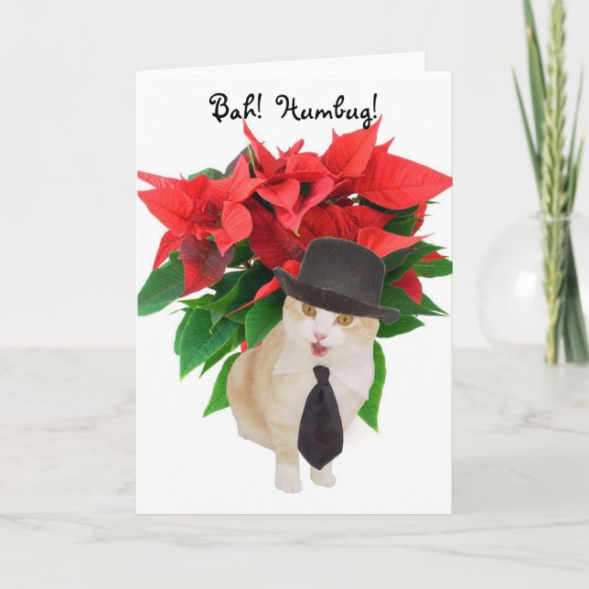 Cartes Pour Fêtes Annuelles Bah !  Fumiste ! (Devant)