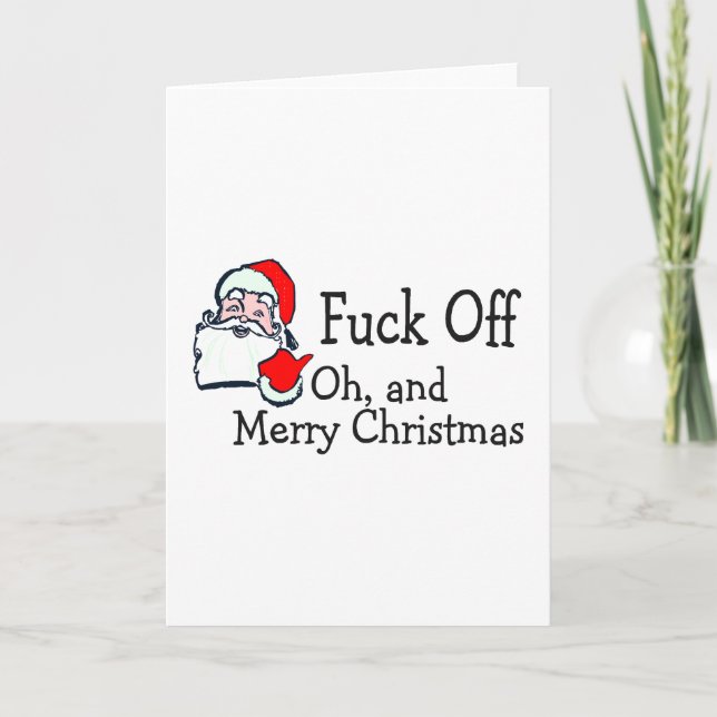 Cartes Pour Fêtes Annuelles Bah Humbug (Devant)