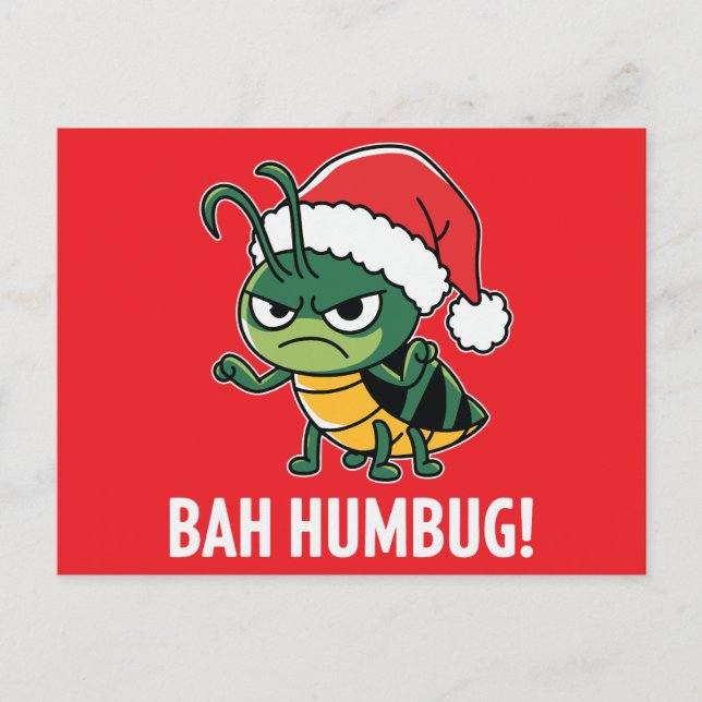 Cartes Pour Fêtes Annuelles Bah Humbug (Devant)