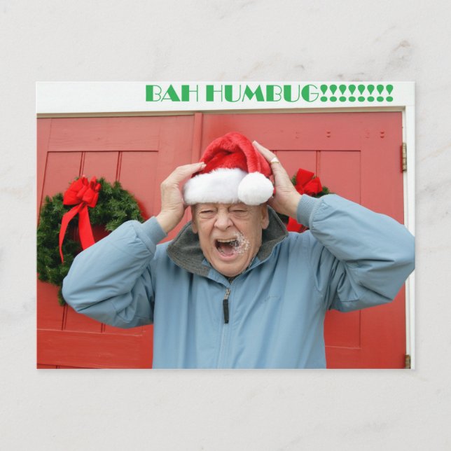 Cartes Pour Fêtes Annuelles Bah humbug, noël (Devant)
