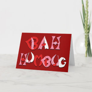 Cartes Pour Fêtes Annuelles Bah Humbug Valentine