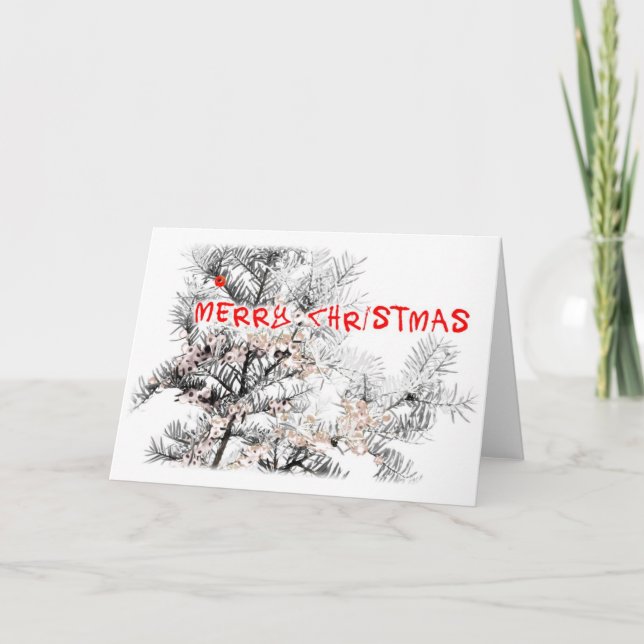 Cartes Pour Fêtes Annuelles baies de noël (Devant)