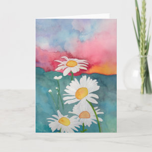 Cartes Pour Fêtes Annuelles Baies du coucher du soleil