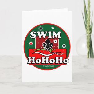 Cartes Pour Fêtes Annuelles Bain de Noël de HoHoHo
