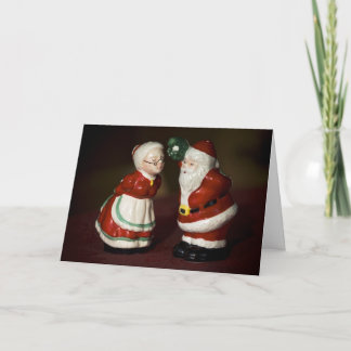 Cartes Pour Fêtes Annuelles Baisers de Père Noël