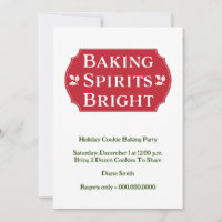 Baking Spirits Bright Cookie