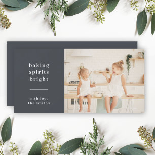 Cartes Pour Fêtes Annuelles Baking Spiritueux   Photo pour enfants design mode