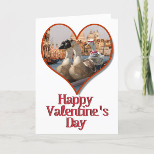 Cartes Pour Fêtes Annuelles Balade romantique en gondole pour la Saint-Valenti