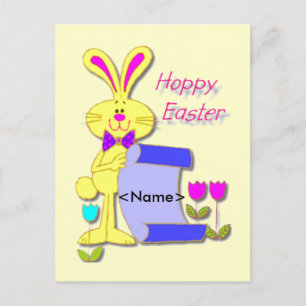 Cartes Pour Fêtes Annuelles Balise Nom de Pâques