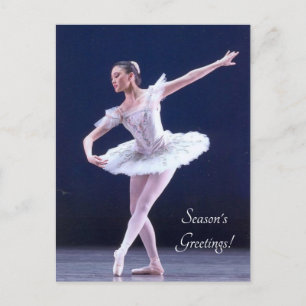 Cartes Pour Fêtes Annuelles ballerine