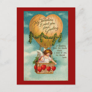Cartes Pour Fêtes Annuelles Ballon à air chaud Valentine (2)
