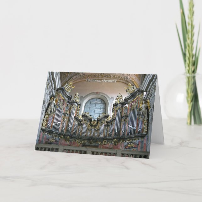 Cartes Pour Fêtes Annuelles Bamberg organe (Devant)