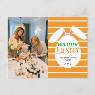 Cartes Pour Fêtes Annuelles Bande de Bénédictions modernes simples Photo de fa