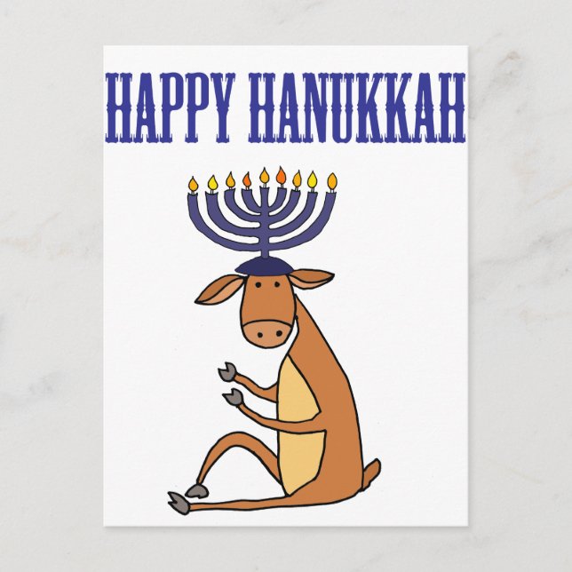 Cartes Pour Fêtes Annuelles Bande dessinée heureuse mignonne de renne de (Devant)