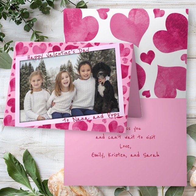 Cartes Pour Fêtes Annuelles Bande-mère de photo Jour des Valentines (Créateur téléchargé)