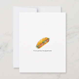 Cartes Pour Fêtes Annuelles Bánh Mì Card