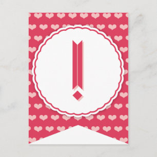 Cartes Pour Fêtes Annuelles Bannière de Bunting du Drapeau de la Saint Valenti