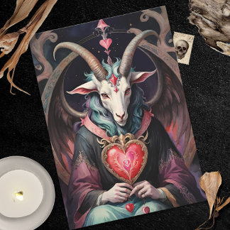 Cartes Pour Fêtes Annuelles Baphomet Gothic Valentine's Day Every Realm